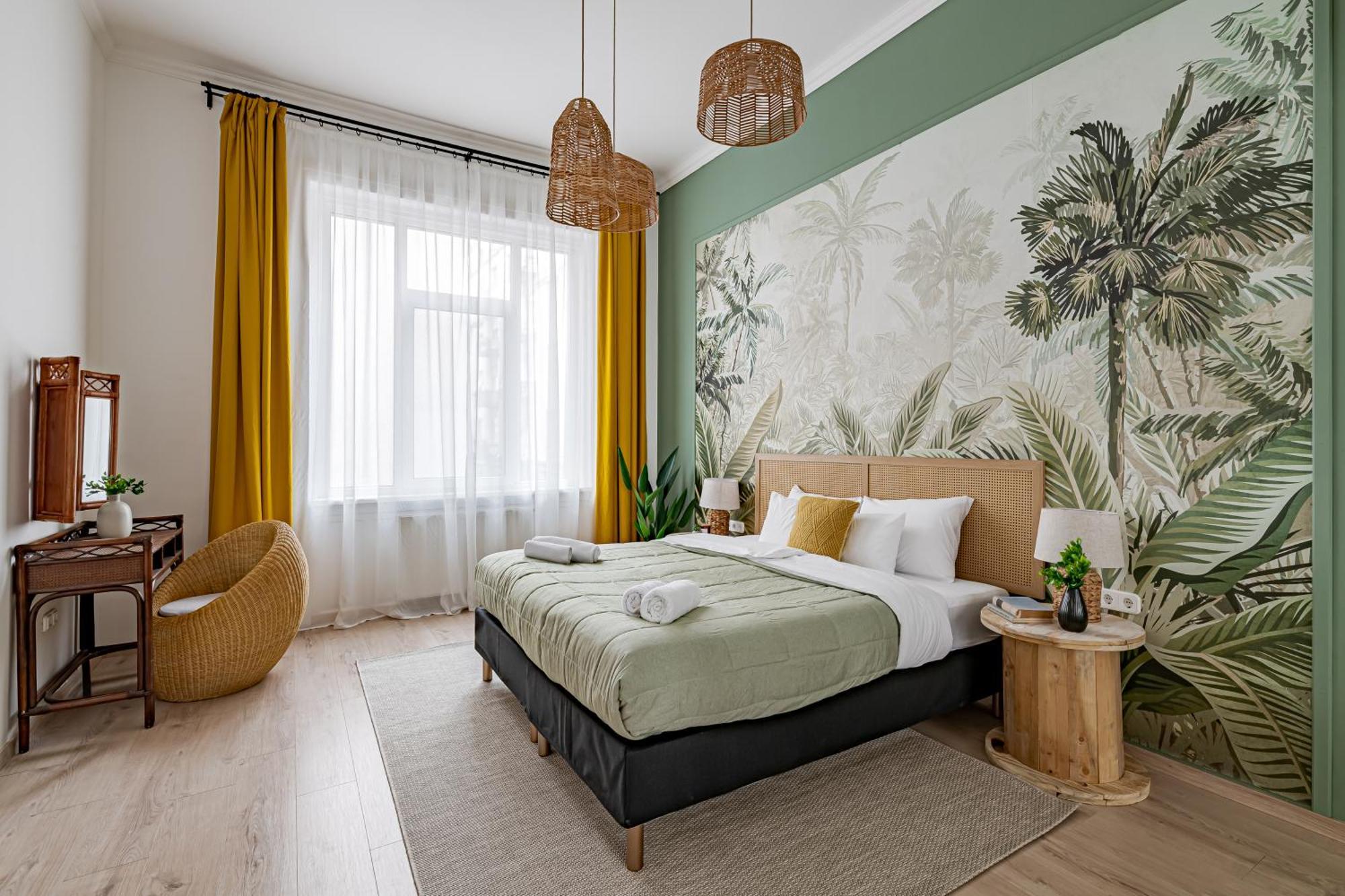 Apartament Jungle Aesthetics Downtown Aircon And Garage Parking Budapesta